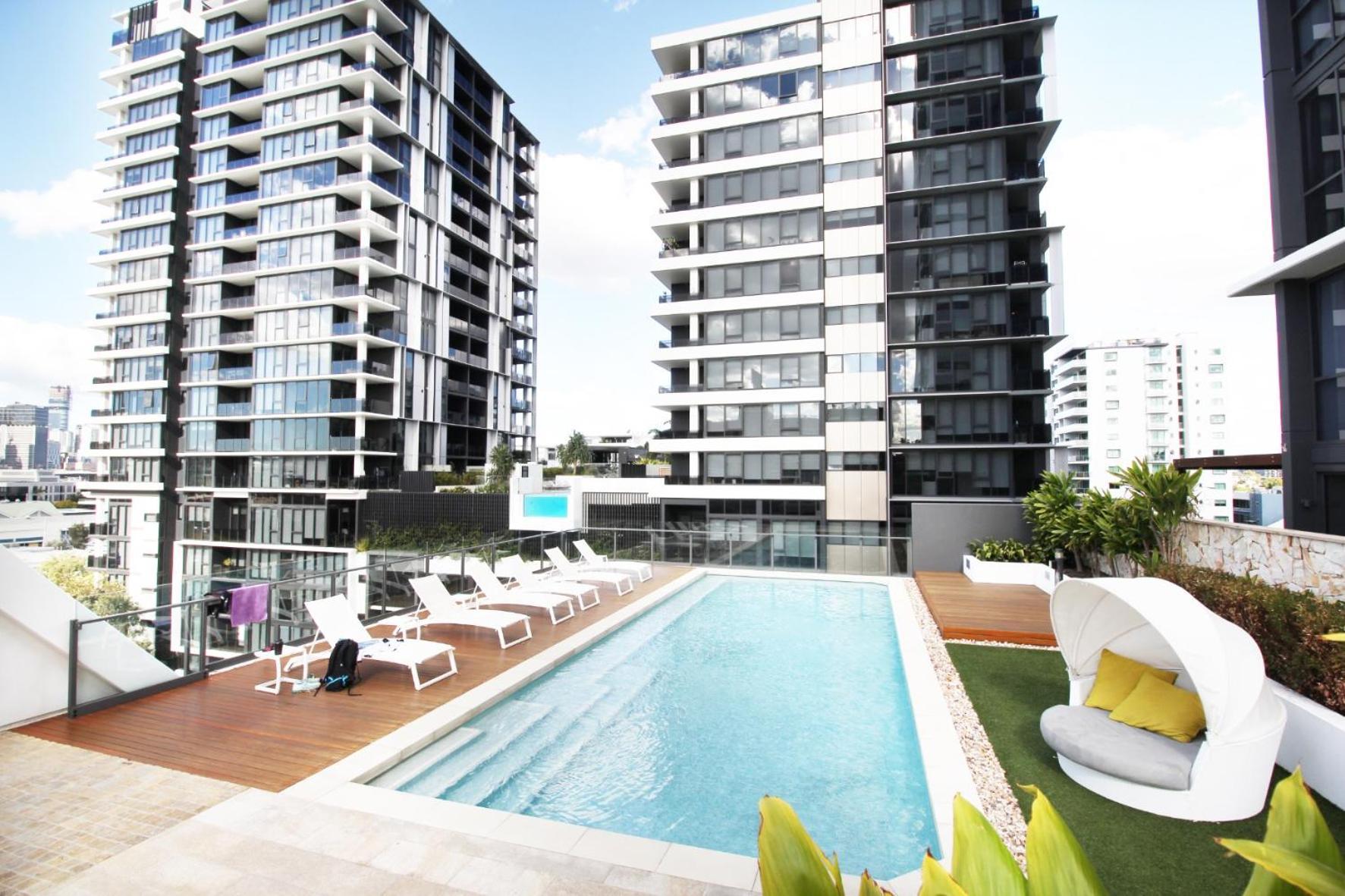 Hearty Milton Apartments ブリスベン エクステリア 写真